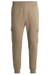 BOSS Mens Se PocketCargo Cargo-Pocket Tracksuit Bottoms in Cotton Terry