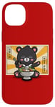 Coque pour iPhone 14 Plus Kawaii Hot Pot Bear Taiwan Travel