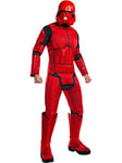 Rubies Official Disney Star Wars Ep 9, Red Stormtrooper Deluxe Adult Costume, Mens Size Standard Halloween Halloween