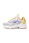 FILA Fille Collene CB Kids, White Snake Eye Sweet Lavender, 29 EU