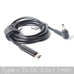 1.5m 3.0x1.1 Câble de chargement USB type-c PD, adaptateur d'alimentation, convertisseur vers prise mâle 14, pour Lenovo Asus Hp, chargeur d'ordinateur portable