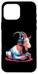 iPhone 16 Pro Max Goat Stuffed Animal Goat Costume Kids Headphones Video Game Case