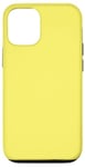 Coque pour iPhone 15 Pro Couleur jaune clair