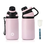 Fjbottle Gourde Isotherme avec Couvercle Magnétique - 400ml/600ml/800ml/1L/1.5L - Bouteille Isotherme Étanche sans BPA, Gourde Inox Bouche Standard, Gourde Enfant pour Sport, Gym, Voyage