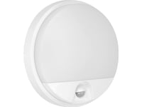 Väggarmatur Orno Agat Led 10W, Trädgårdsarmatur Med 140° Rörelsesensor, 800Lm, Ip54, 4000K, Vit