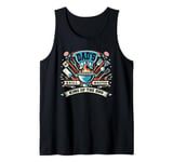 Dad's Grill Master BBQ Lover Funny Retro Fan Tank Top