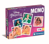 Clementoni Jouet Éducatif Memo Pocket Princess 48 Tiles - pour Enfants 4-6 Ans, Fabriqué en Italie, 18311