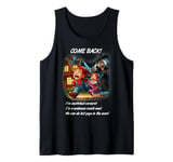 Witch Chasing Hansel & Gretel Sarcastic Funny Fairytale Fun Tank Top