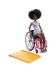 Barbie Fashionista Doll #194 With Wheelchair &Amp; Ramp