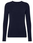 Superstainable Superino Lyng LS Women dam-T-shirt Marin M - Fri frakt