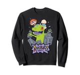 Rugrats Reptar Chucky Tommy Buildings Sweatshirt