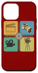 Coque pour iPhone 12 mini Appareil photo cinéaste acteur réalisateur cinéma amateur de cinéma