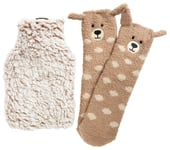 Argos Home Kids Hot Water Bottle Cover & Socks Gift Set