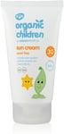 Green People Organic Children Sun Lotion SPF30 – Scent Free 150ml (packaging