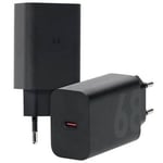 Motorola Edge 30 Pro 68W AC-adapter - Sort