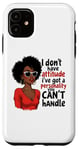 Coque pour iPhone 11 Femme noire Reine africaine Afro Melanine Poppin Black History