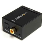 StarTech.com SPDIF Digital Coaxial or Toslink Optical to Stereo RCA Audio Con...