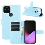 Google Pixel 4A 5G      Pu Wallet Case    [Lightblue]