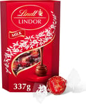 Lindor Milk Chocolate Truffles Box Large - Approx 26 Balls, 337G - Chocolate Tru