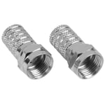 HAMA Antennedapter SAT F-connector 5.2 mm - sæt med 2 stk.