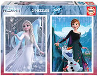 Educa - 2 Puzzles de 500 pièces pour Enfants et Adultes | Disney La Reine des Neiges. À partir de 11 Ans (19016)