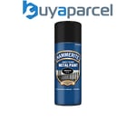 Hammerite 5092965 Direct to Rust Smooth Finish Aerosol Black 400ml HMMSFBLAERO