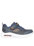 Skechers Junior Boys Microspec Max Trainer, Grey, Size 9.5 Younger