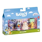 Bluey Figurer 4-pack Halloween Maskerad multifärg