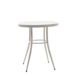 Table De Jardin Ronde Bourdon En Aluminium