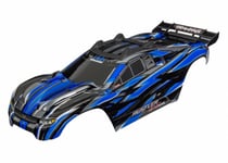 Traxxas 426785-BLUE Kaross Rustler 4x4 VXL Blå Clipless