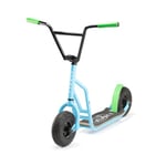 Osprey Misfit Hybrid Scooter, Big Wheel Scooter for Adults and Teens, All Terrain Off Road Kick Scooter with Pneumatic Tyres, Blue