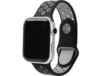 Beline Beline Apple Watch Sportarmband Silikon 38/40/41Mm Svart/Grå Svart/Grå