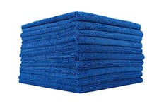 The Rag Company - Serviettes en Microfibre 365 sans Bords (Lot de 10) - Mélange 70/30 de qualité supérieure, Polissage Professionnel, Retrait de la Cire, détails Automobiles, 365 g/m², 40,6 cm x 40,6