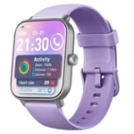 Smart Watches for Women(Answer/Make Call), Alexa Built-in 1.8" HD Ladies Smartwatch with Heart Rate/SpO2/Sleep Monitor, 110+Sports, IP68 Step Counter Fitness Tracker for iPhone/Samsung/Android