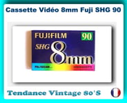 *** UNE CASSETTE VIDEO FUJI SHG FORMAT 8MM / 90M - MADE IN GERMANY ***