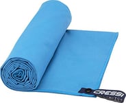 Cressi Sub S.p.A. Microfibre Fast Drying Serviette Sport Adulte Unisexe, Bleu Clair, 50x100