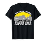 USA Tow Truck Driver, Truck Driver Yellow Line, Tow Truck T-Shirt