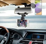 Car rear view mirror bracket for Samsung Galaxy A52 Smartphone Holder mount