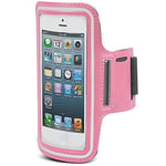 Maclean Sports Armband for Mobile Phone 4.8 Inch or 5.7 Inch (4.8 Inches) or 5.7 Inches (Pink, 4.8 Inches)