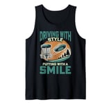 Frisbee Disc Golf Driving With Style Tank Top