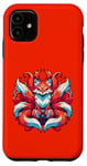 Coque pour iPhone 11 Anime japonais renard à neuf queues Kitsune