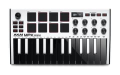 Akai Mpk Mini Mk3, 25 Tangenter, Knappar, Rotations-, Svart, Svart, Usb, 318 Mm