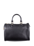 Pre-loved Louis Vuitton 2003 Epi Leather Speedy Top Handle Grab Bag, Black