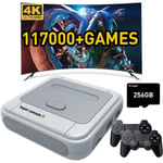 Super Console X 256 Go, console de jeu rétro avec plus de 50 000 jeux intégrés, systèmes de console de jeu vidéo pour sortie 1 Type1