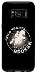 Coque pour Galaxy S8 Wild Hearts Can't Be Broken Horse Rider Dressage équestre