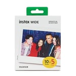 instax WIDE instant film 50 shot pack, White Border, suitable for all instax WIDE cameras and printers