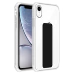 Coque pour Apple iPhone XR en Noir Housse de protection Étui en silicone TPU flexible avec support et fonction stand - Neuf