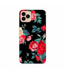 Coque Iphone 11 PRO Fleur Rose Rouge vintage