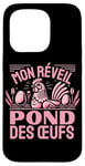 Coque pour iPhone 15 Pro Humour Poule Jardin Poules