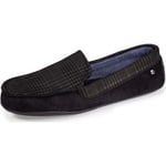 Chaussons Isotoner  Chaussons mocassins Homme Noir tartan